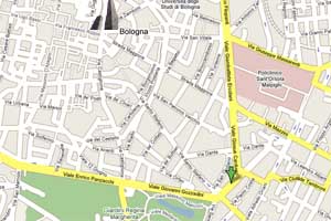 Mappa di Bologna - Studio Baravelli - Amministratore condominio